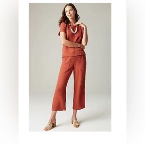JJill cotton gauze Set- top and pants